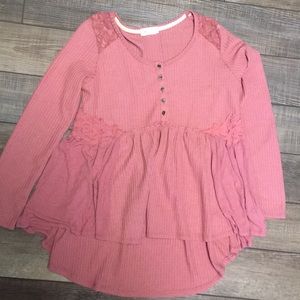 Altar'd State boho flowy top w/embroidered…